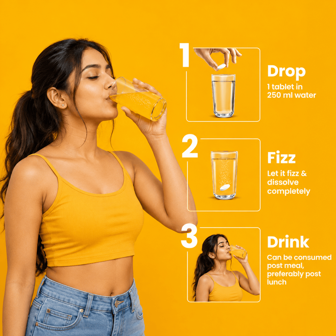 Vitamin C Effervescent Tablets for Immunity & Radiant Skin