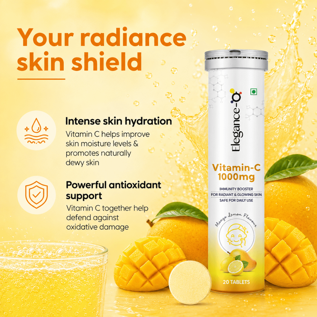 Vitamin C Effervescent Tablets for Immunity & Radiant Skin
