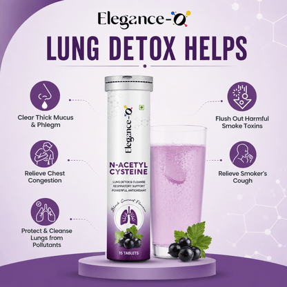 Lung Cleanser & Detox with N-Acetylcysteine + Vit. C - Black Currant