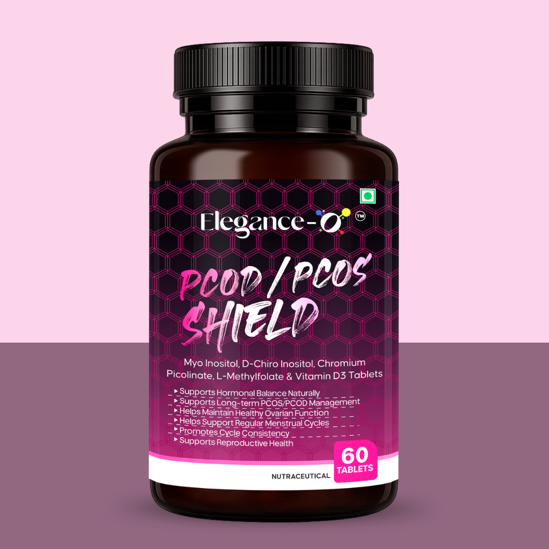 Myo-Inositol & D-Chiro Inositol Capsules – 40:1 Ratio | PCOD, Hormonal Balance & Wellness - 60 Tablets