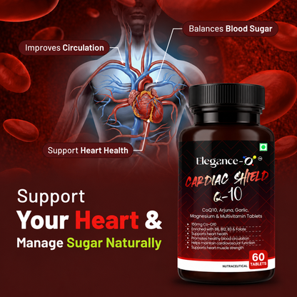 Cardiac Shield CO-Q10 150mg Tablets for Heart Health