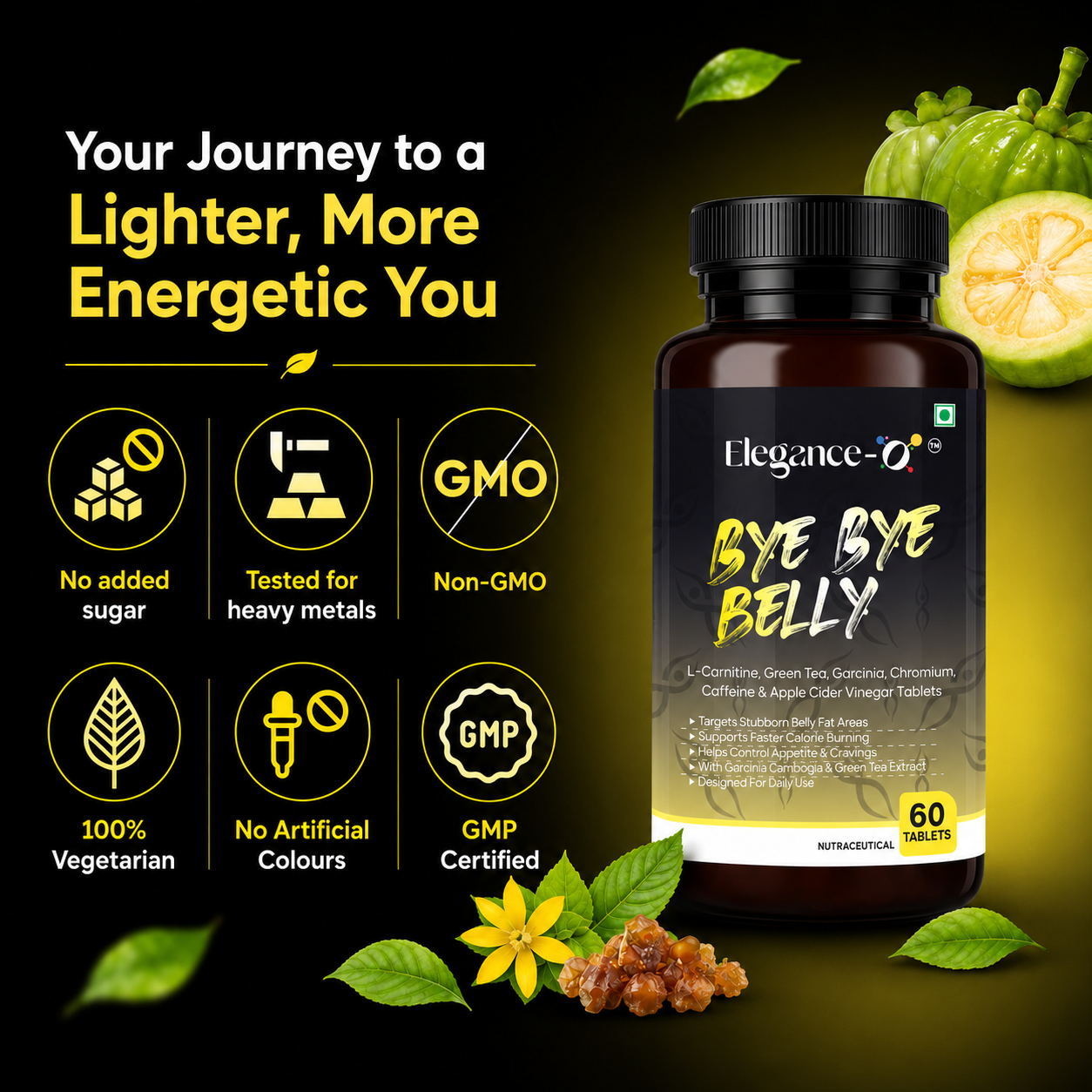 Bye Bye Belly Tablets for Belly Fat Loss