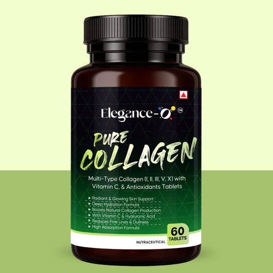 Pure Collagen for Hair, Skin, Joint, Nail, Bones - 60 Tablets